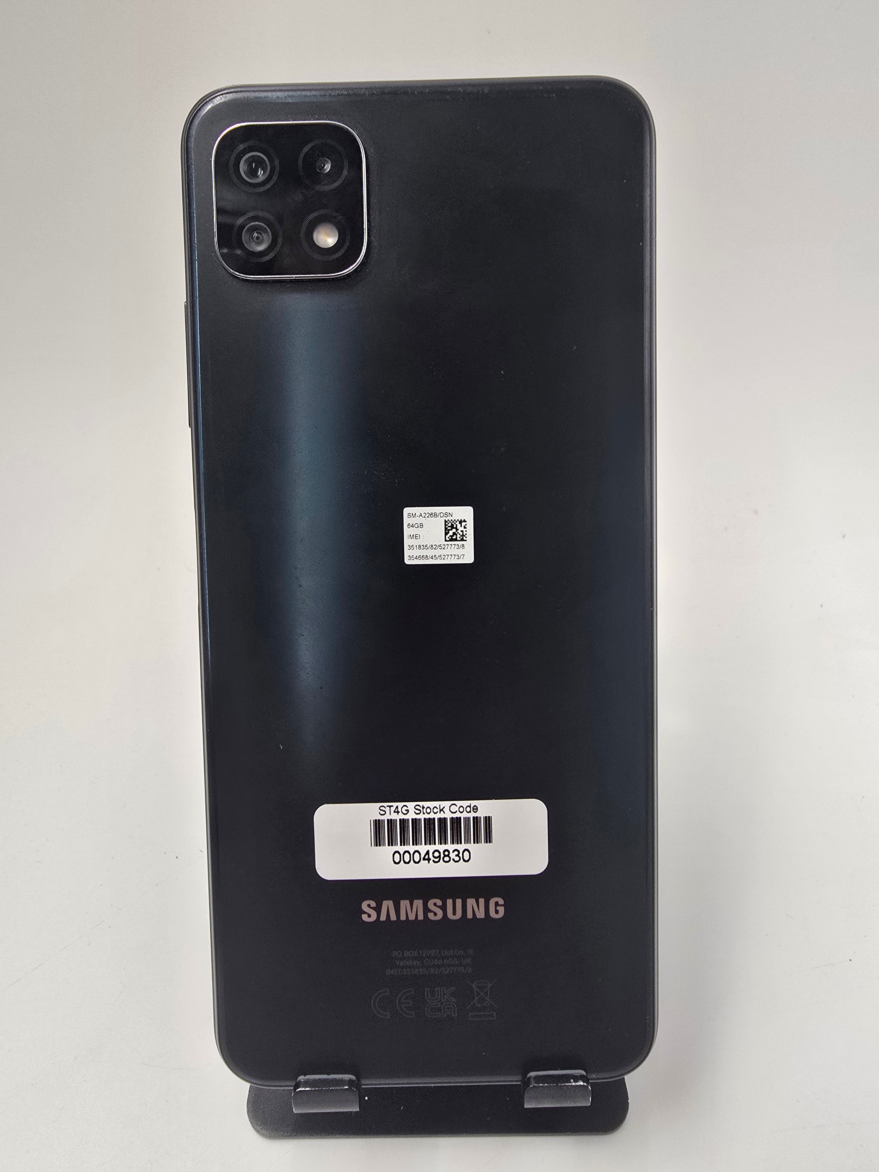Samsung Galaxy A22 5G 6.6" 64GB Storage O2 Network Lock Black