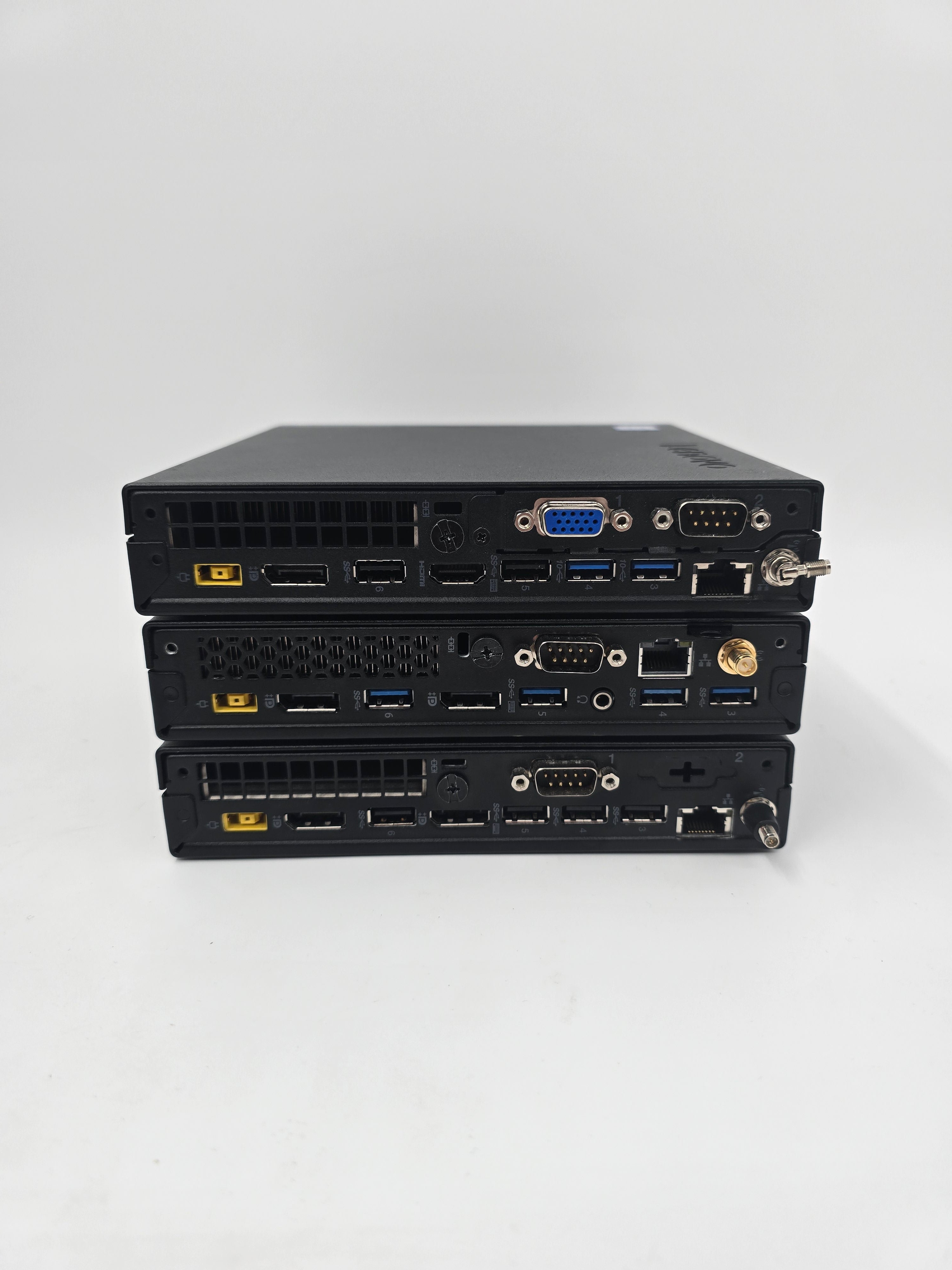 Lenovo Mini PC ThinkCentre M700 M710q M720q i3 8GB 16GB No SSD No OS Lot of 10