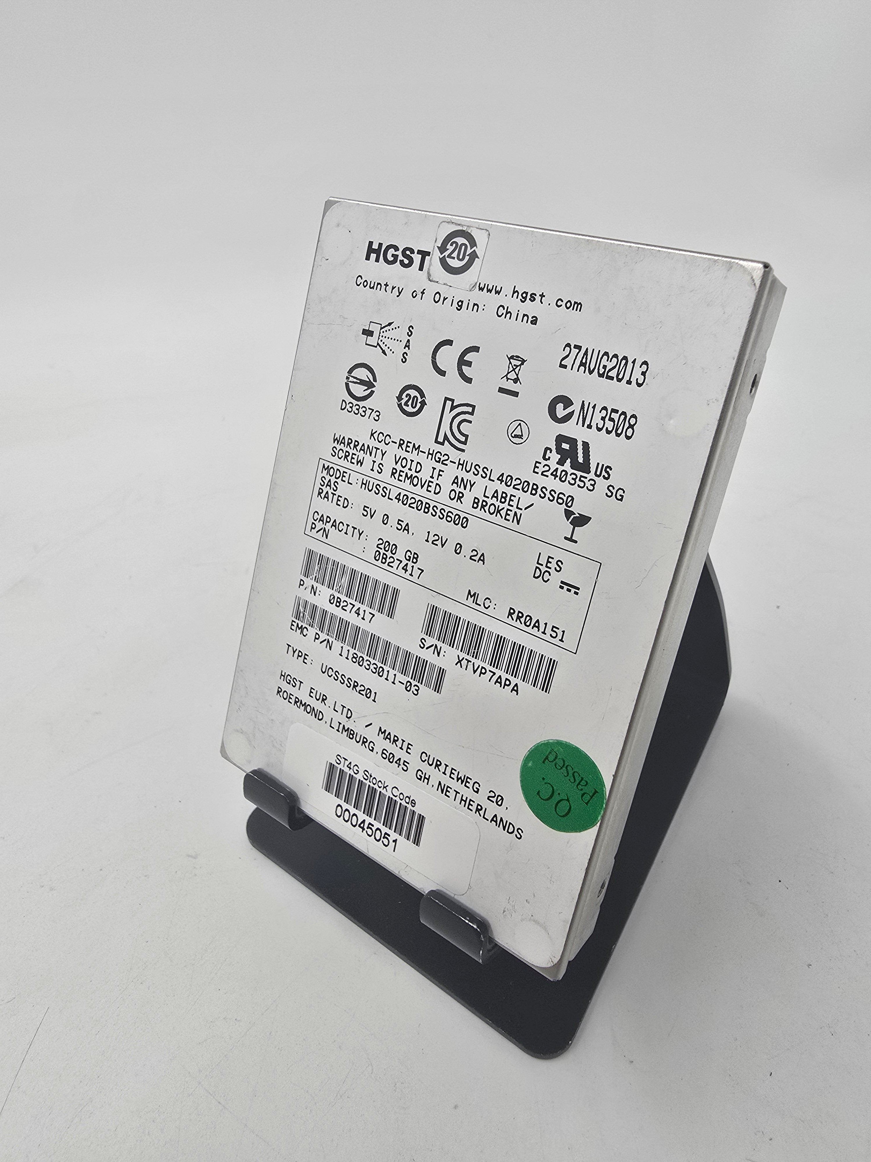 Dell SAS Solid State Drive 100GB 200GB 400GB 2.5" SAS SSD Lot of 7
