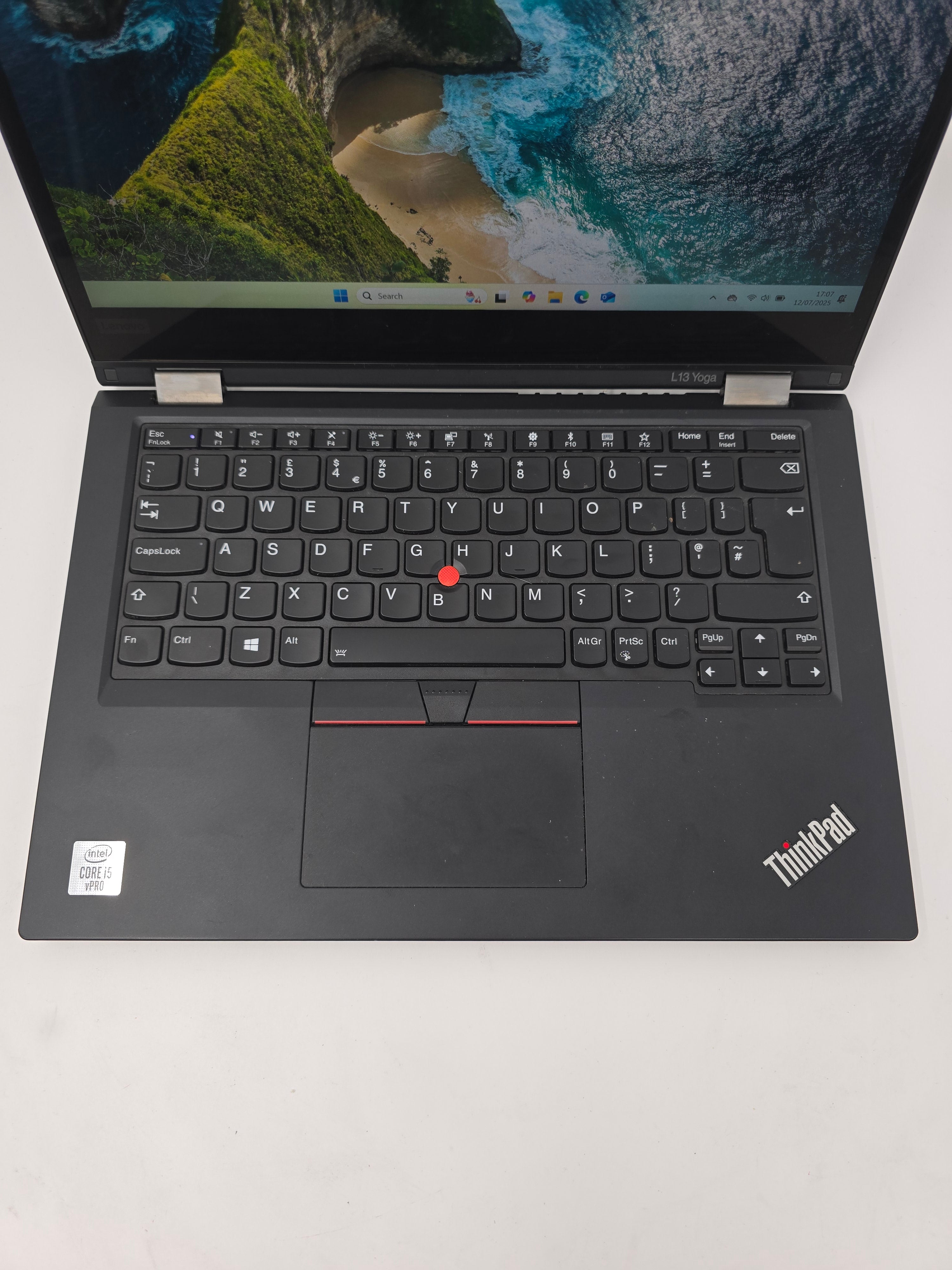 Lenovo Laptop ThinkPad L13 Yoga 13.3" Touch i5 10th Gen 16GB RAM 128GB SSD W11