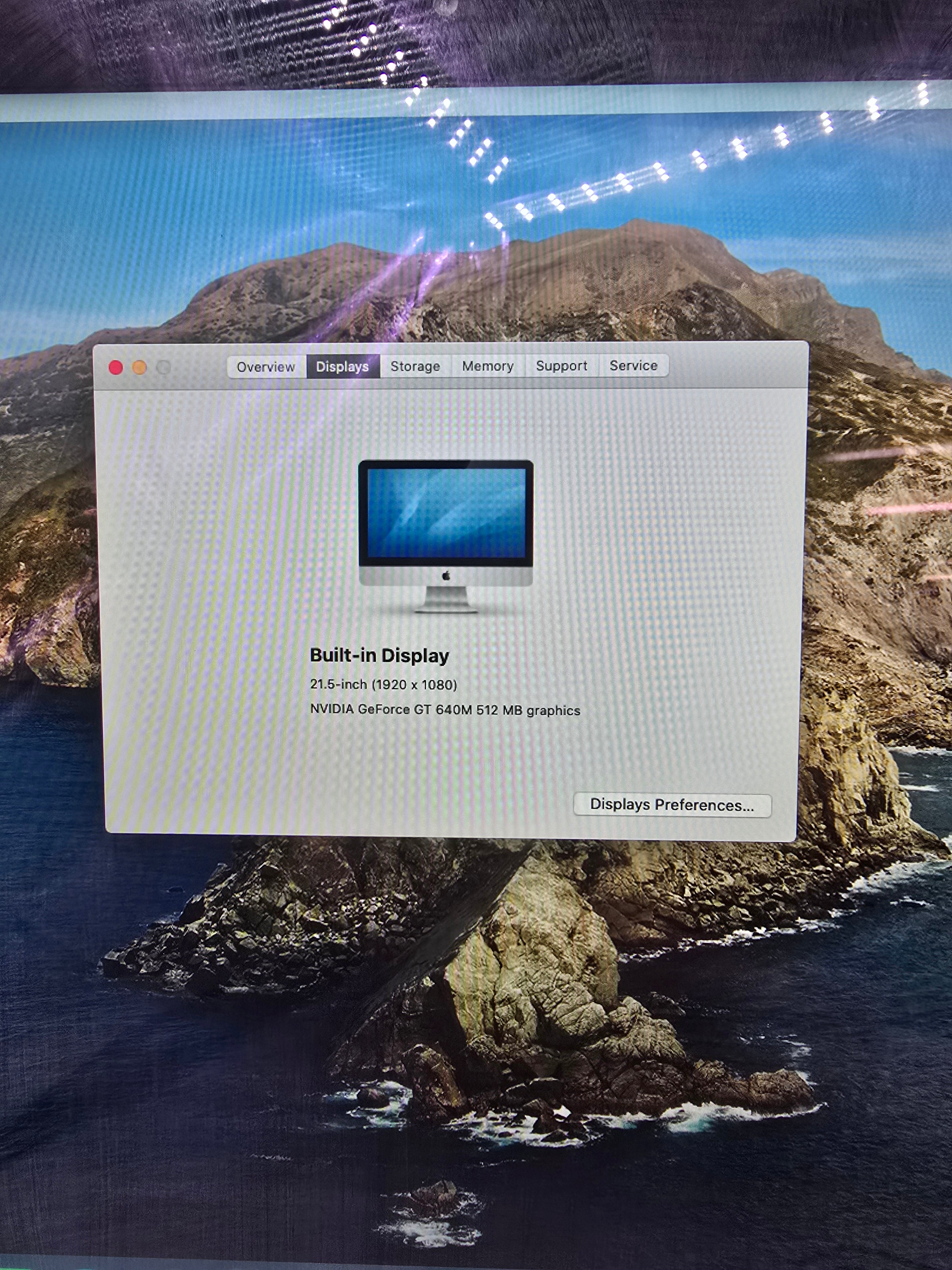 Apple iMac 2012 21.5" i5 3rd Gen 2.7GHz 16GB RAM 1TB HDD Catalina GT640M