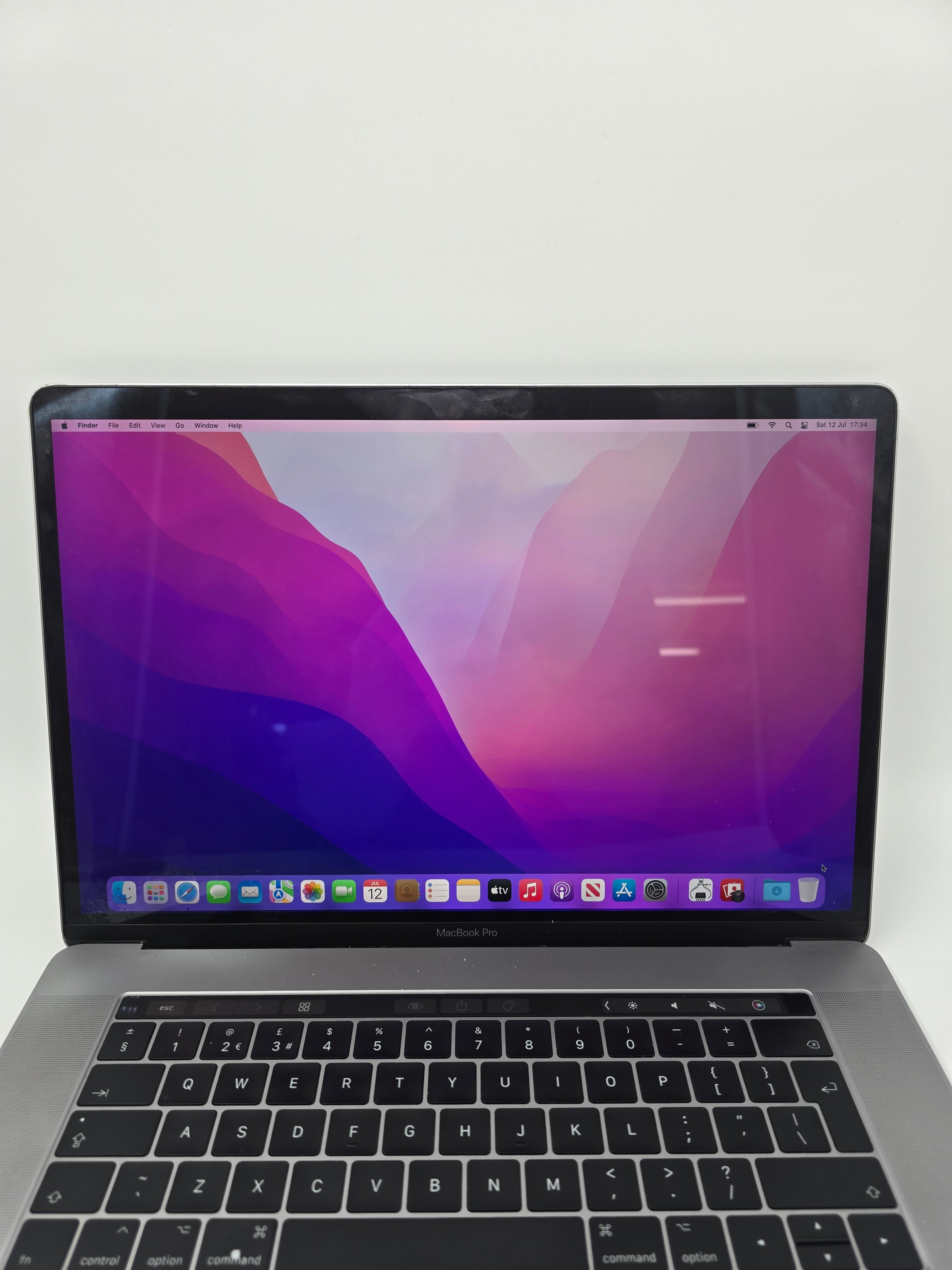 Apple MacBook Pro TouchBar 2017 15" i7 7th Gen 16GB RAM 512GB SSD Monterey