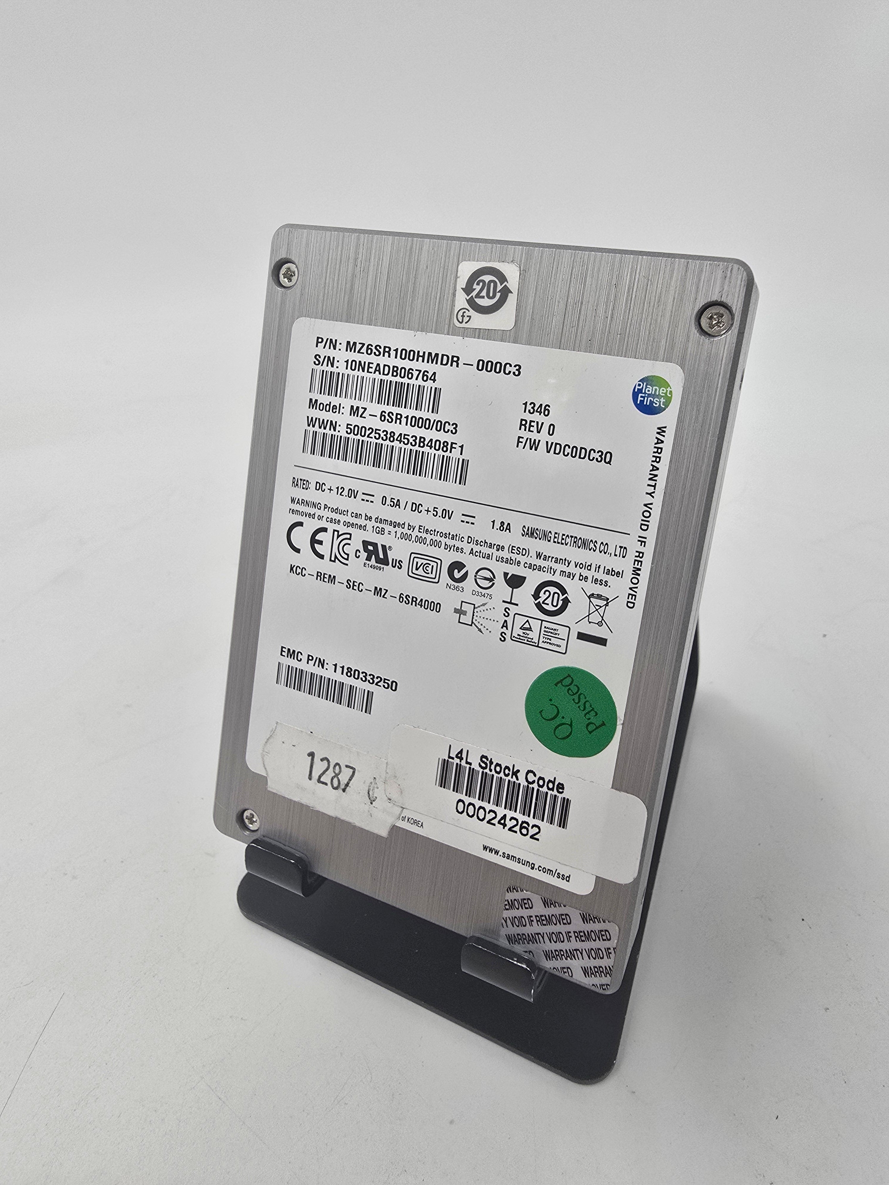 Dell SAS Solid State Drive 100GB 200GB 400GB 2.5" SAS SSD Lot of 7
