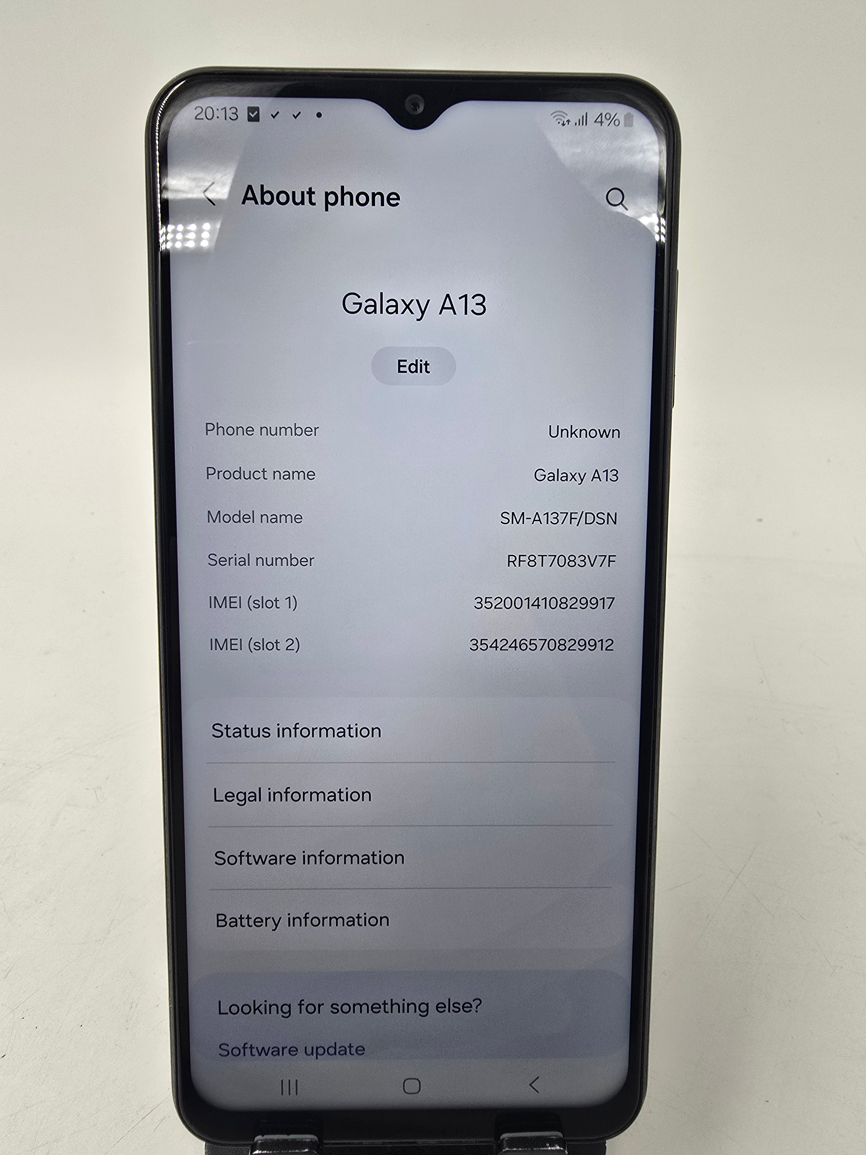 Samsung Galaxy A13 2022 64GB Storage 6.6" Screen O2 Lock