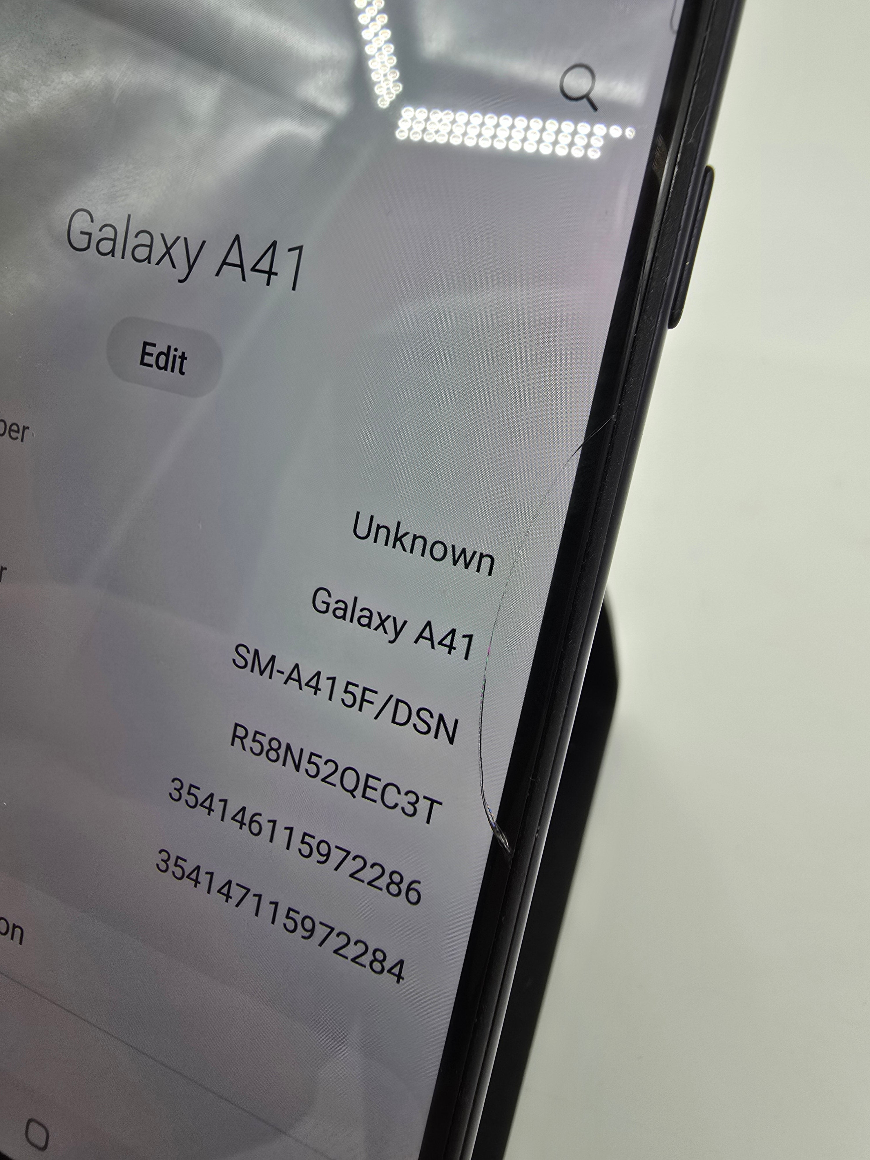 Samsung Mobile Phone Galaxy A41 64GB Unlocked 4GB RAM A415F/DSN