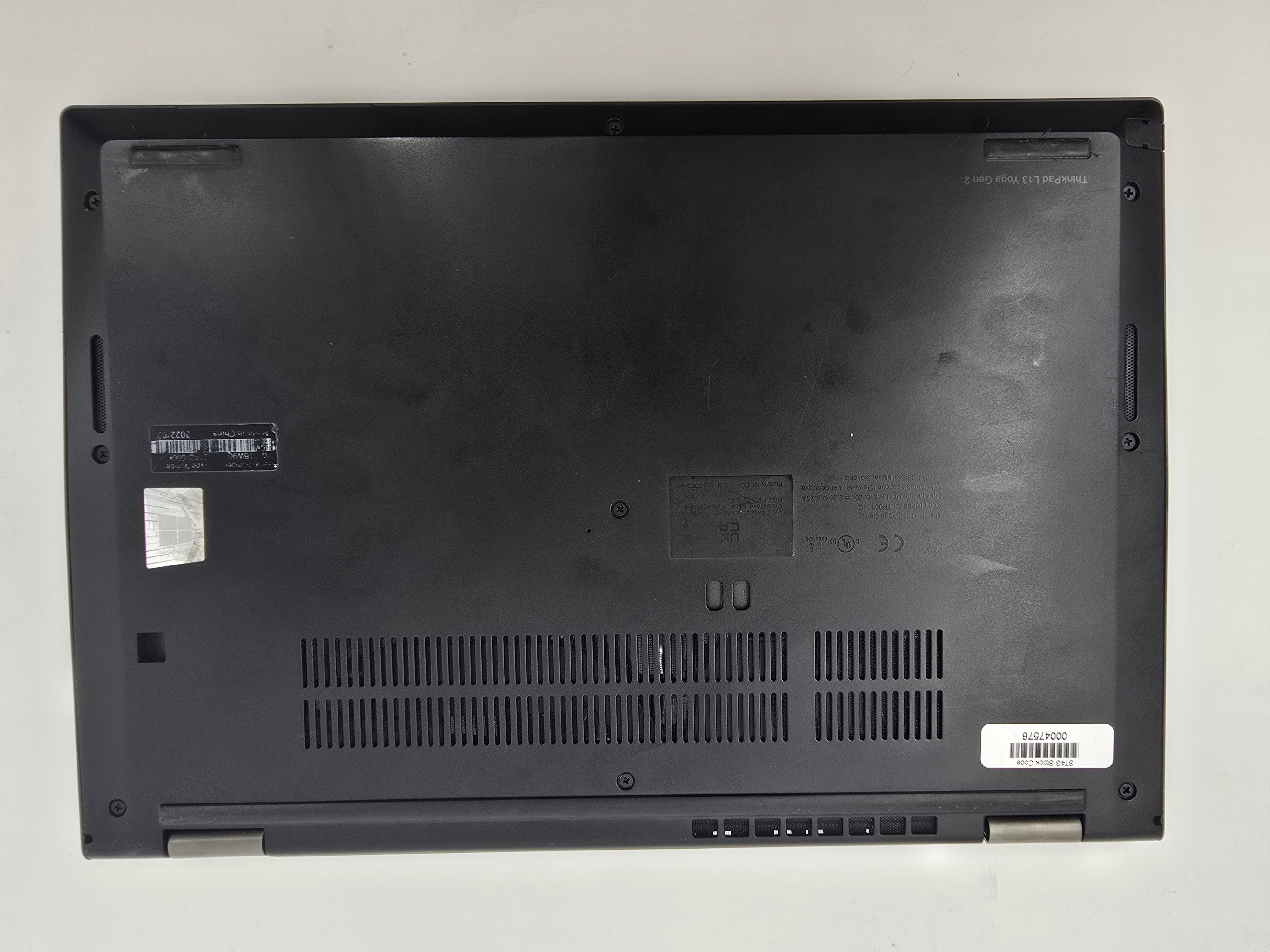 Lenovo Laptop L13 Yoga Gen2 13" Touch Ryzen 5 Pro 5650U 8GB RAM 256GB SSD W11