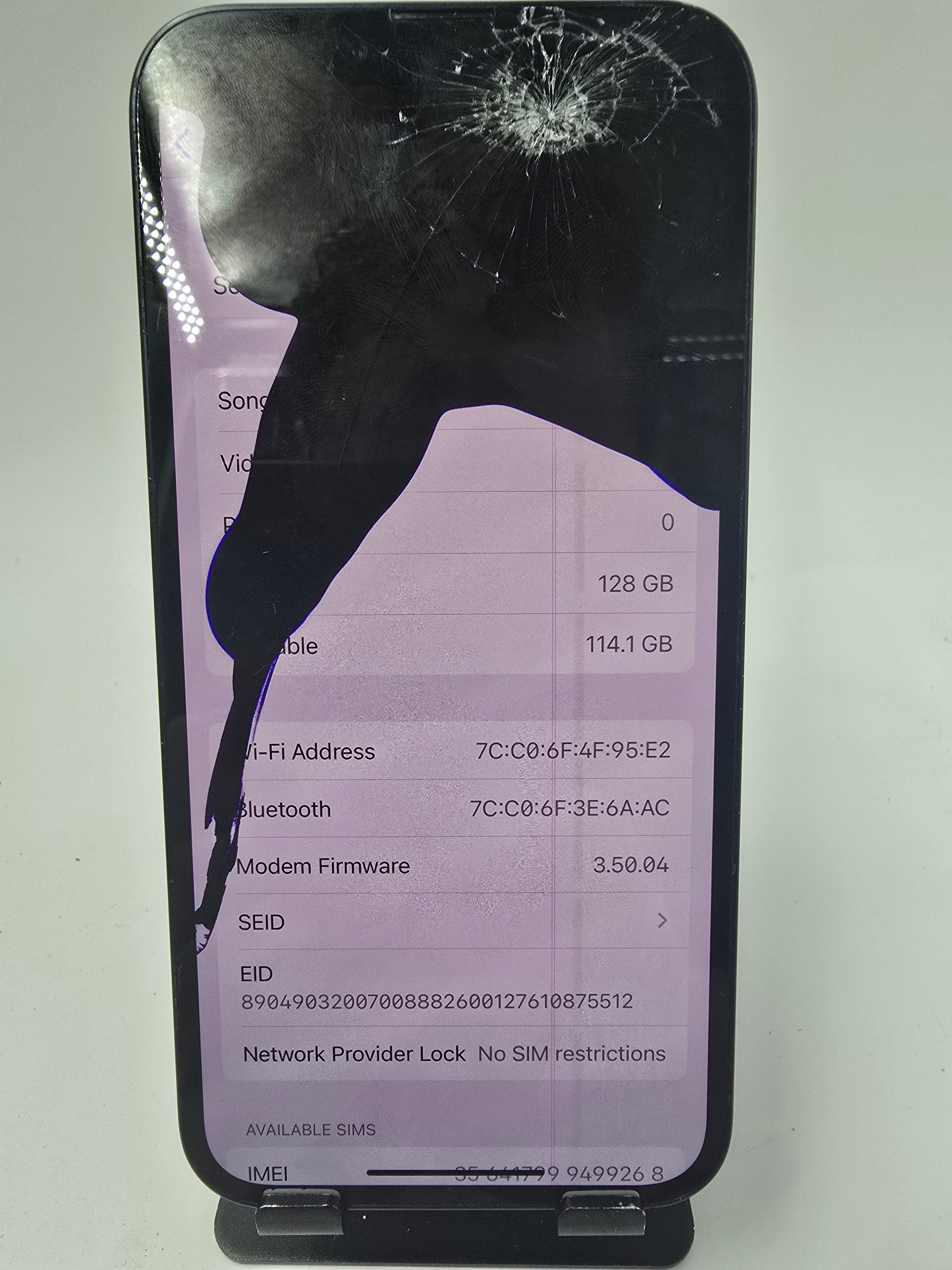 Apple iPhone 13 6.1" 128GB Storage Unlocked 97% Battery Health *Spares*