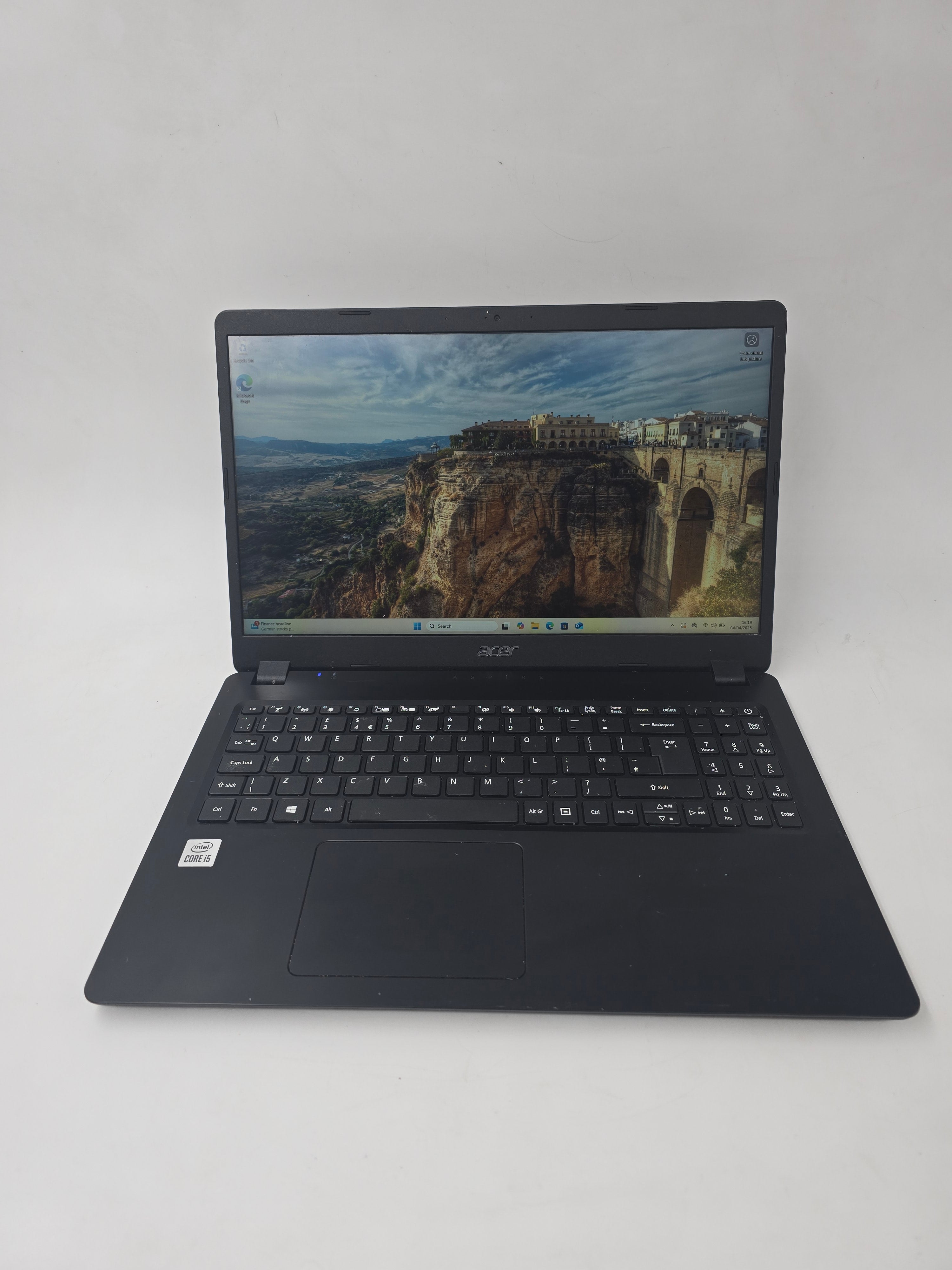 Acer Laptop Aspire 3 N19C1 15.6" i5 10th Gen 8GB RAM 256GB SSD W11 Pro