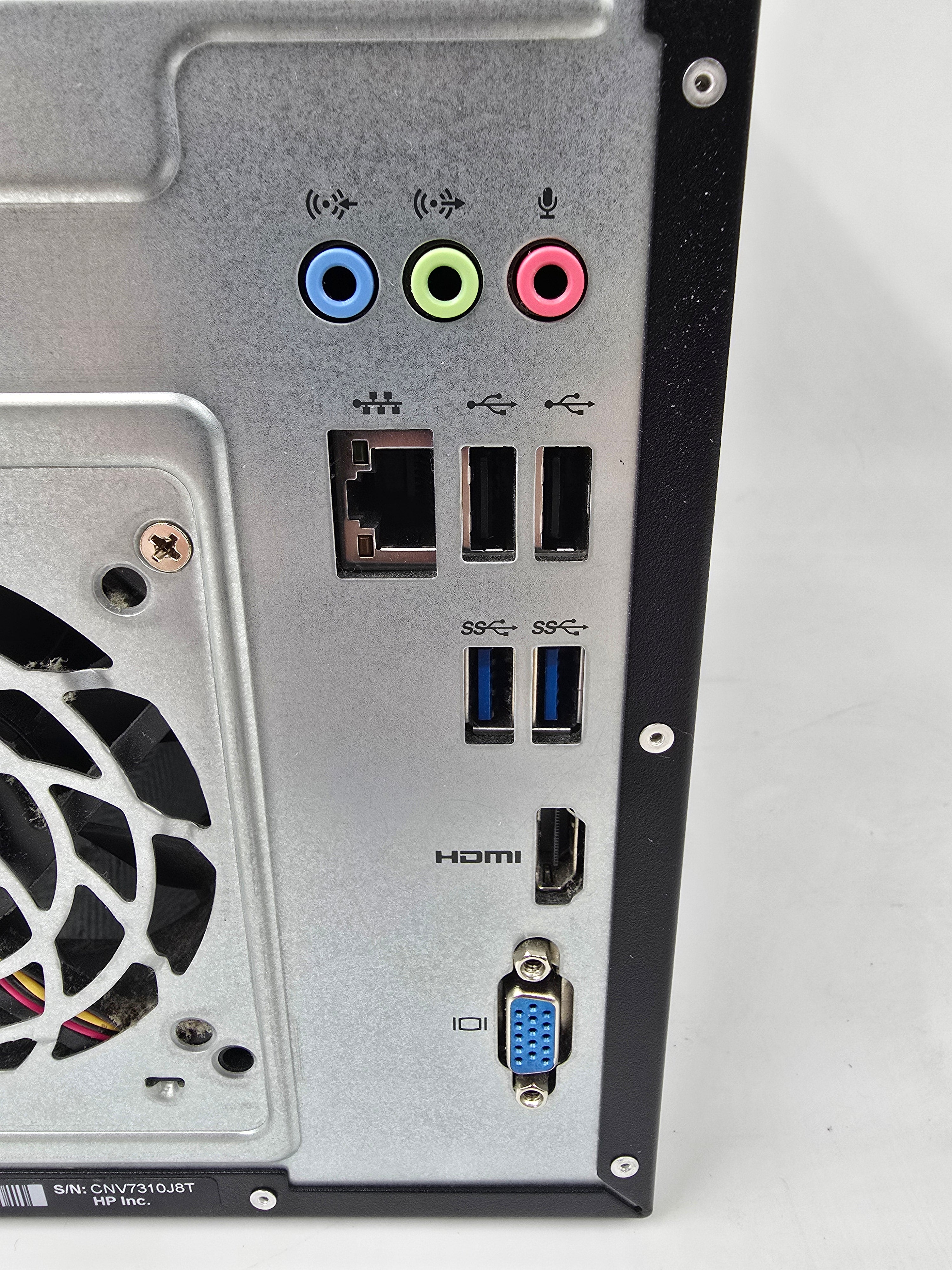 HP Pavilion Desktop PC 570-p0xx AMD A10 9700 8GB RAM No HDD No OS