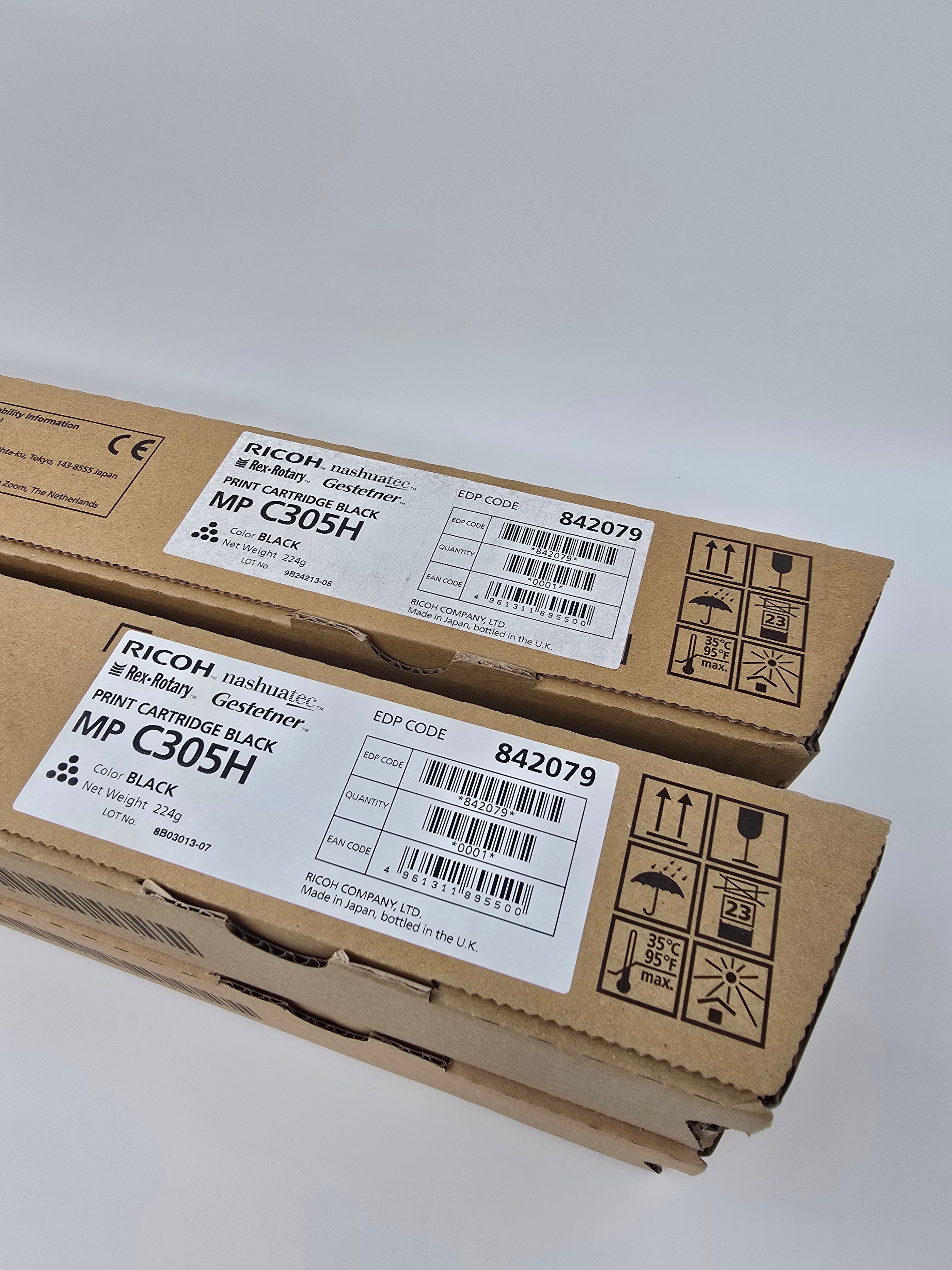 Ricoh Open Box Genuine Toner Print Cartridge MP-C305H 4 Black