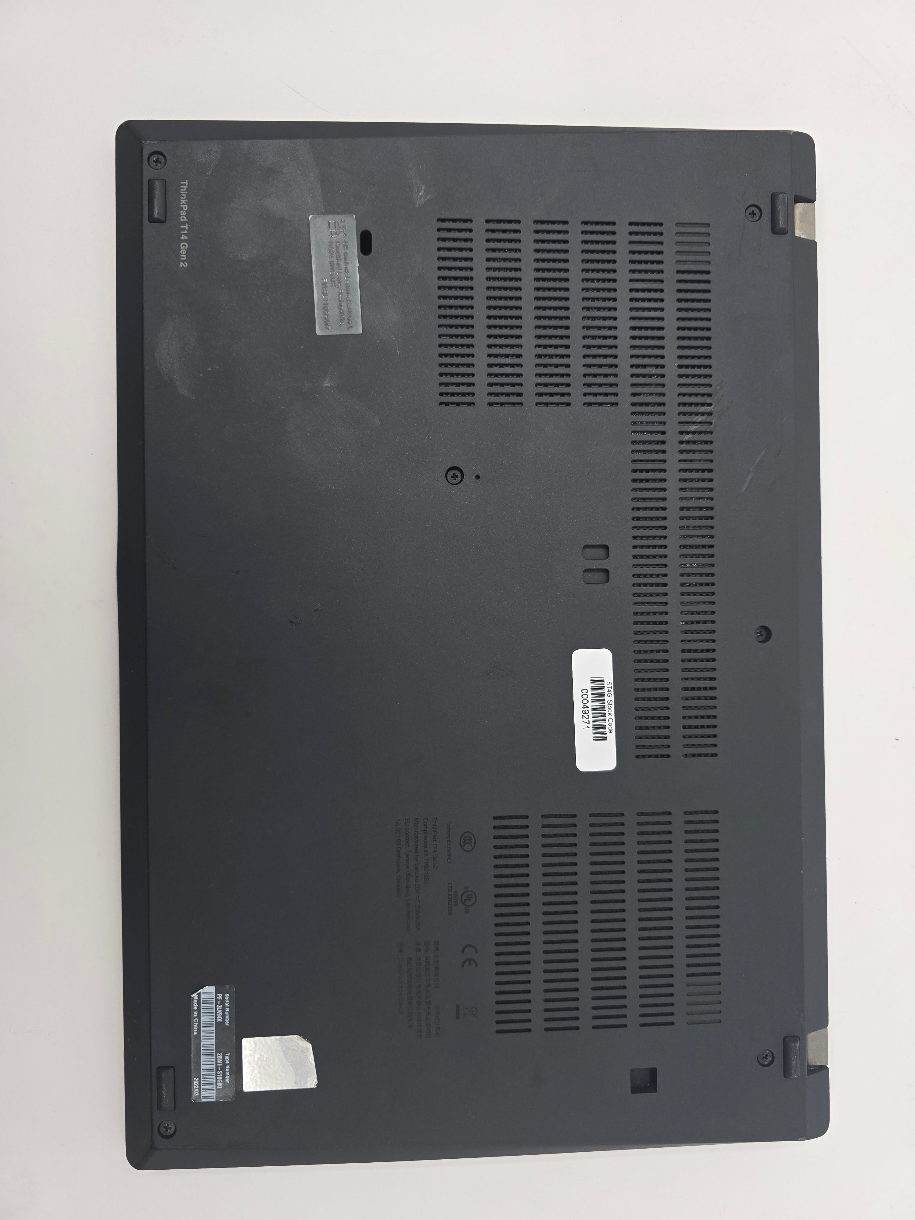 Lenovo ThinkPad T14 Gen2 14" Screen i5 1135G7 16GB RAM 256GB SSD W11