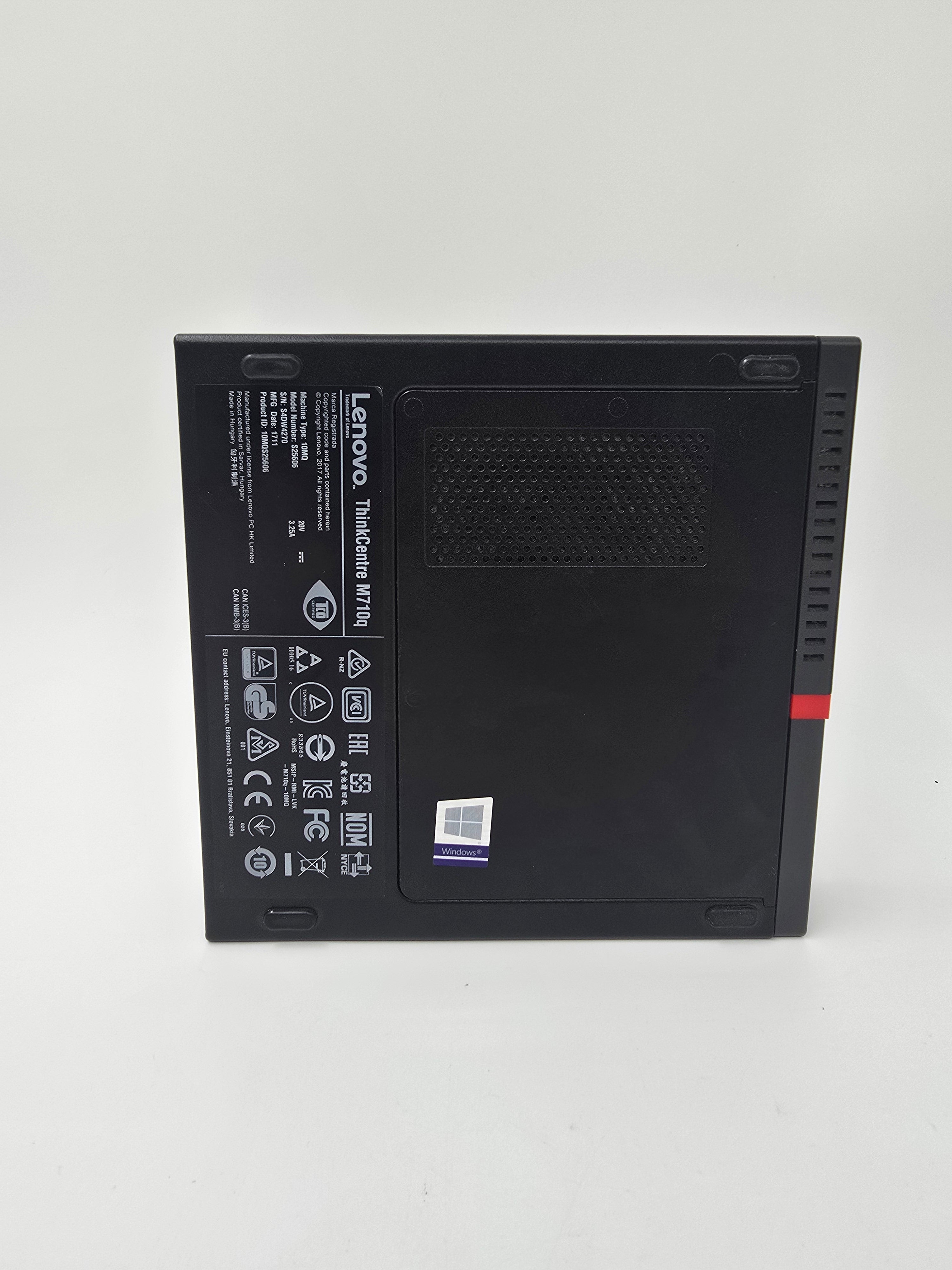 Lenovo Mini PC ThinkCentre M710q i5 6th Gen 4GB RAM No SSD No OS