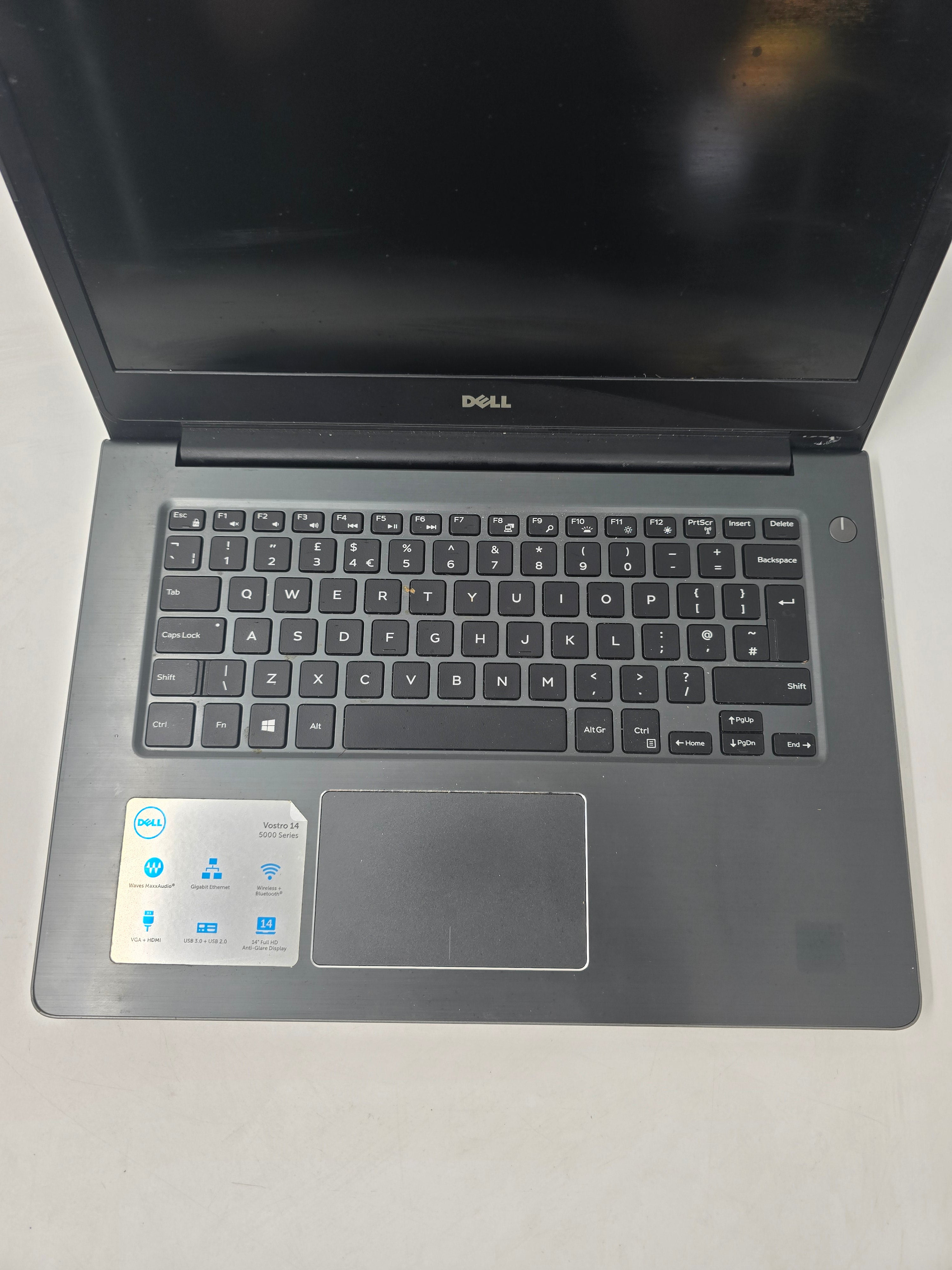 Dell Laptop Vostro 5468 14" Screen i5 7th Gen No RAM No SSD *Spares*