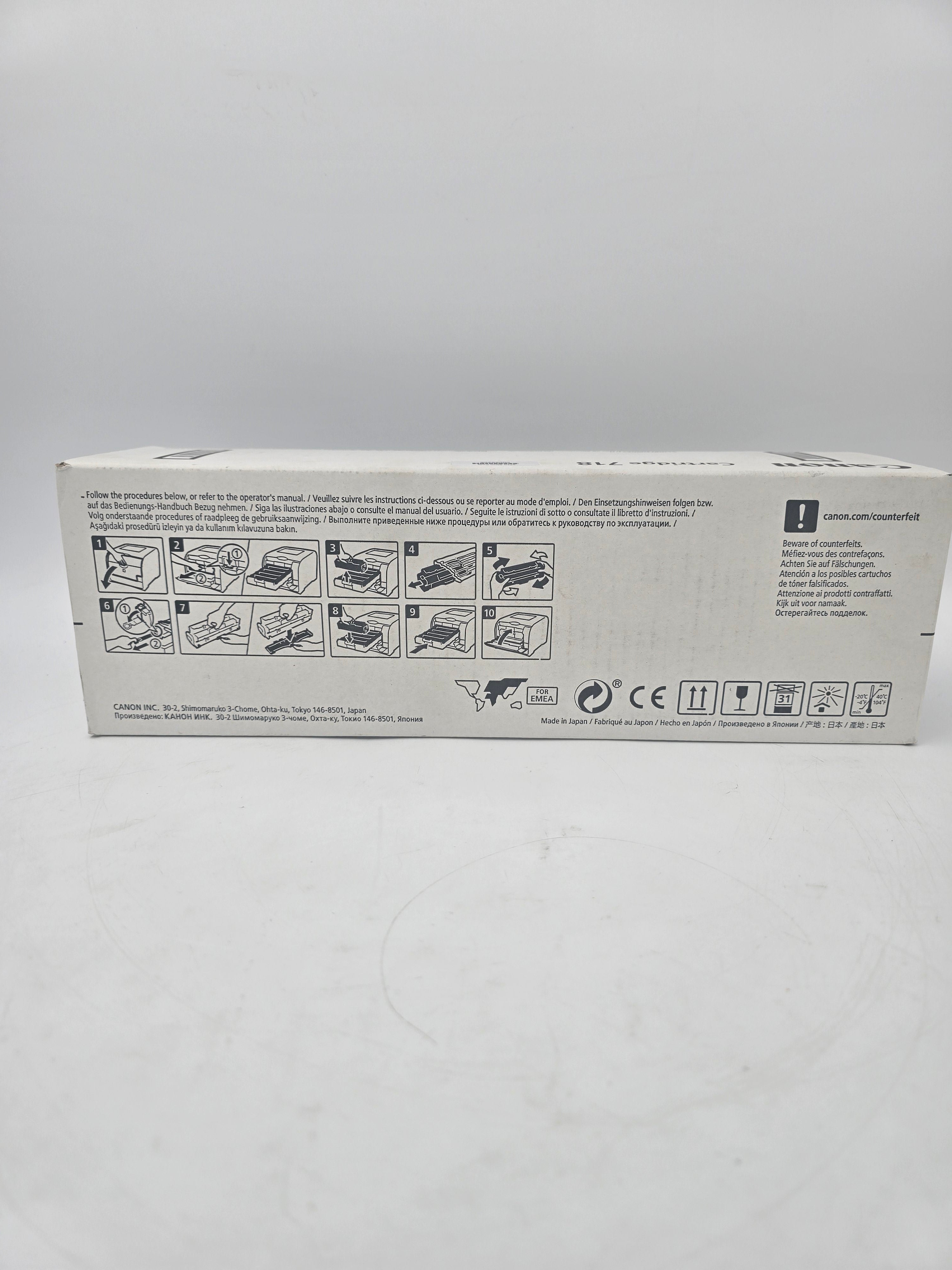 Canon Ink Cartridge Cartridge 718 Black VP Genuine Ink Cartridge