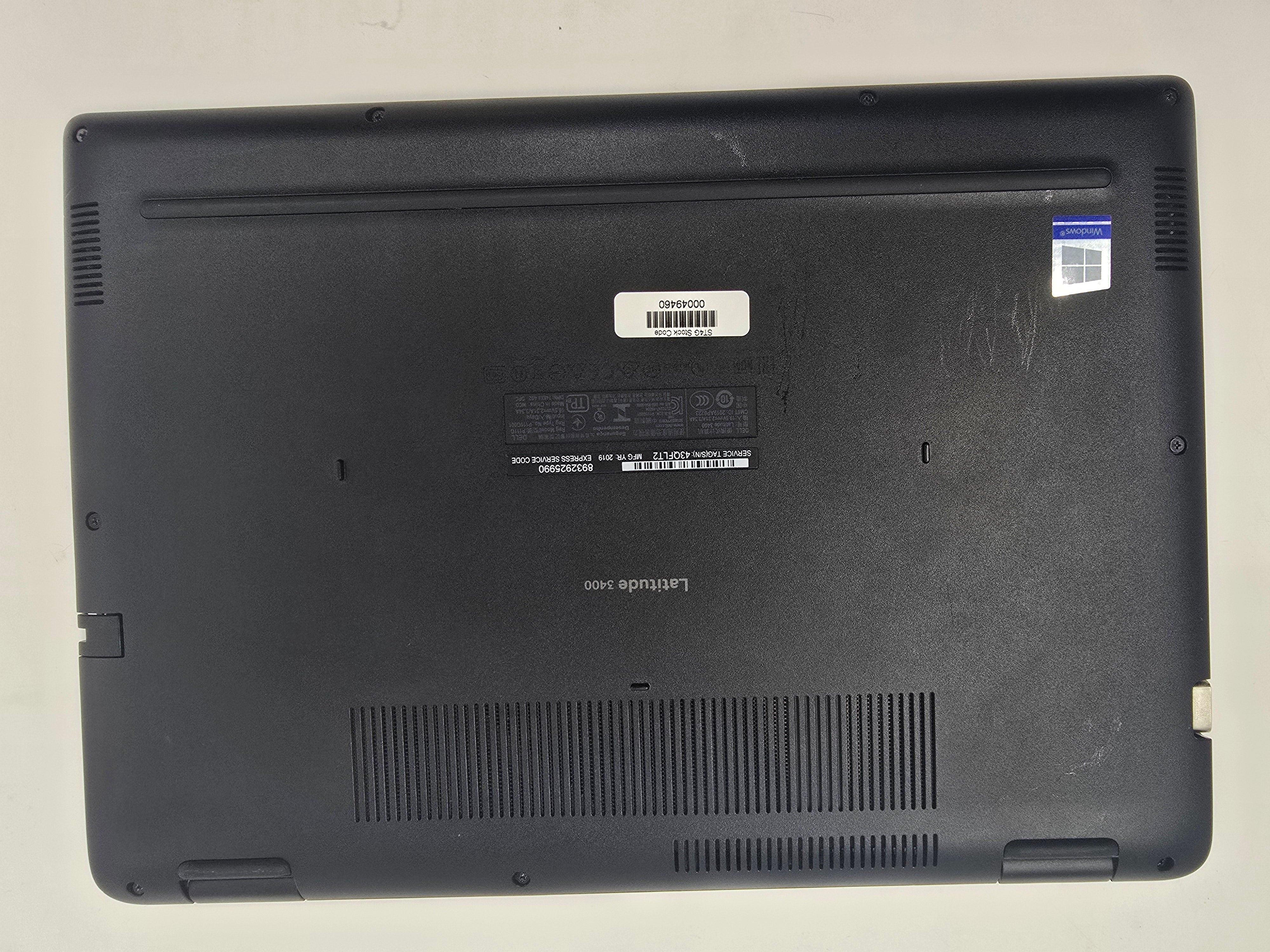 Dell Laptop Latitude 3400 14" Screen i5 8th Gen 8GB RAM 128GB SSD No OS *Spares*