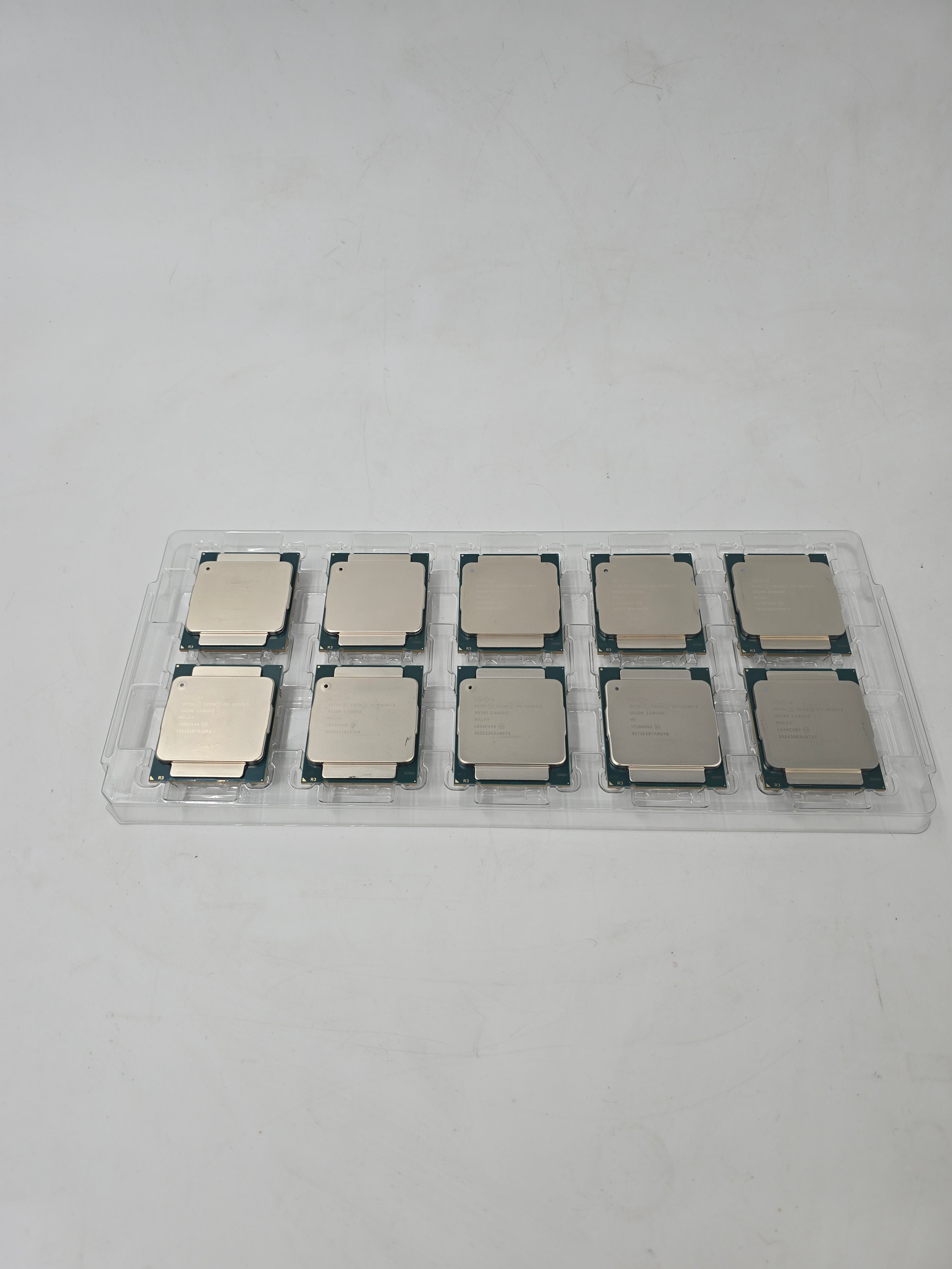 Intel Xeon Processor E5-2630 v3 2.40GHz 20MB Intel Smart Cache Lot of 25