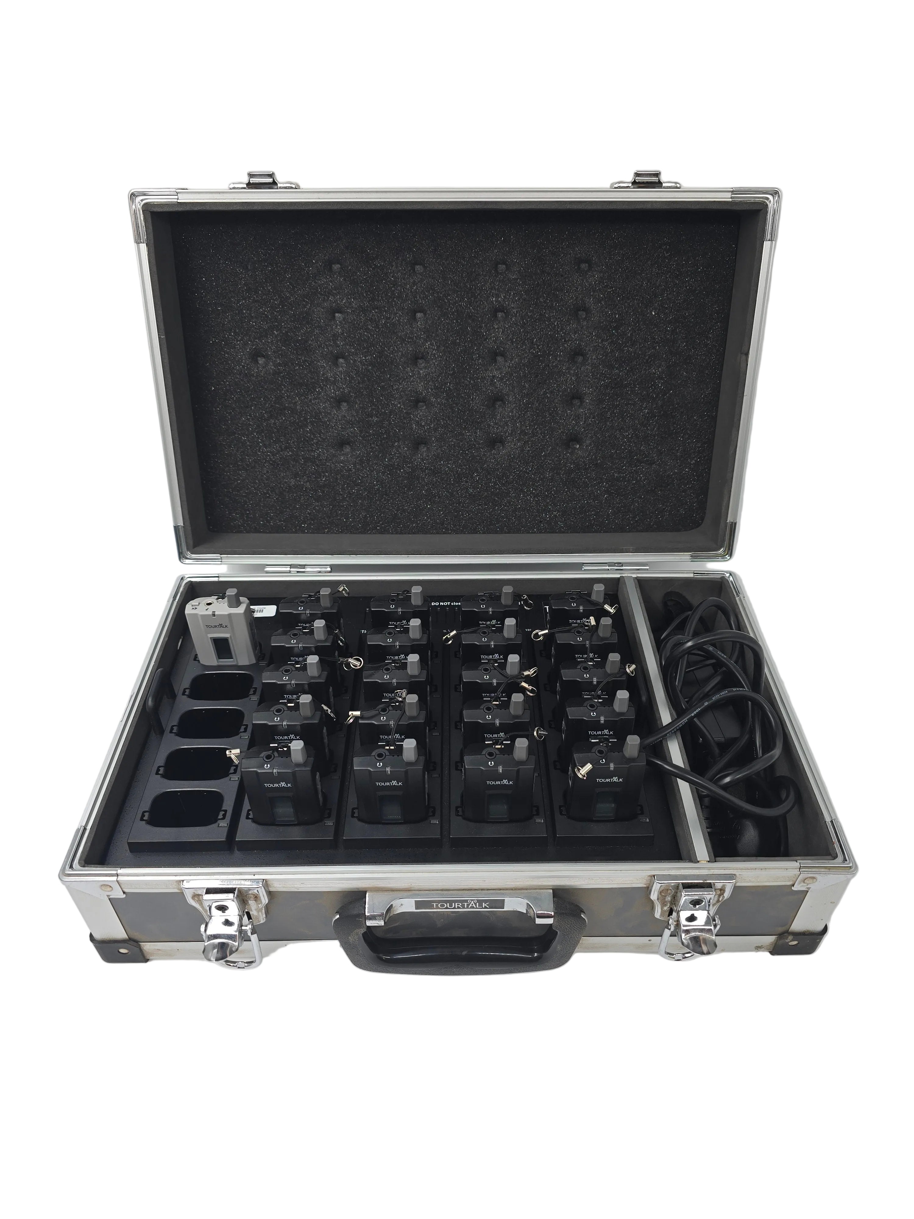 TourTalk Tour Guide System TT40 1x Transmitter 20x Receiver 1x Charging Unit