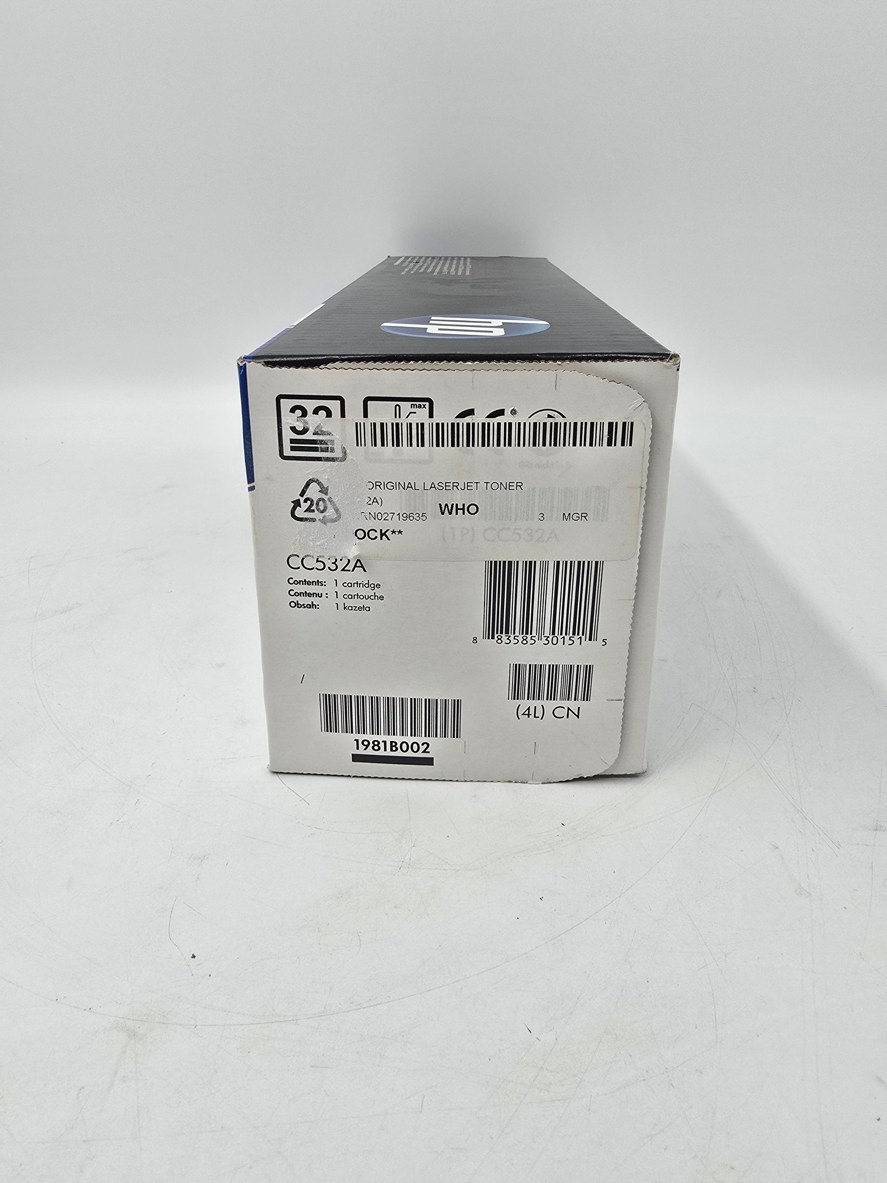 HP Print Cartridge LaserJet 304A CC532A Yellow Genuine Ink Cartridge