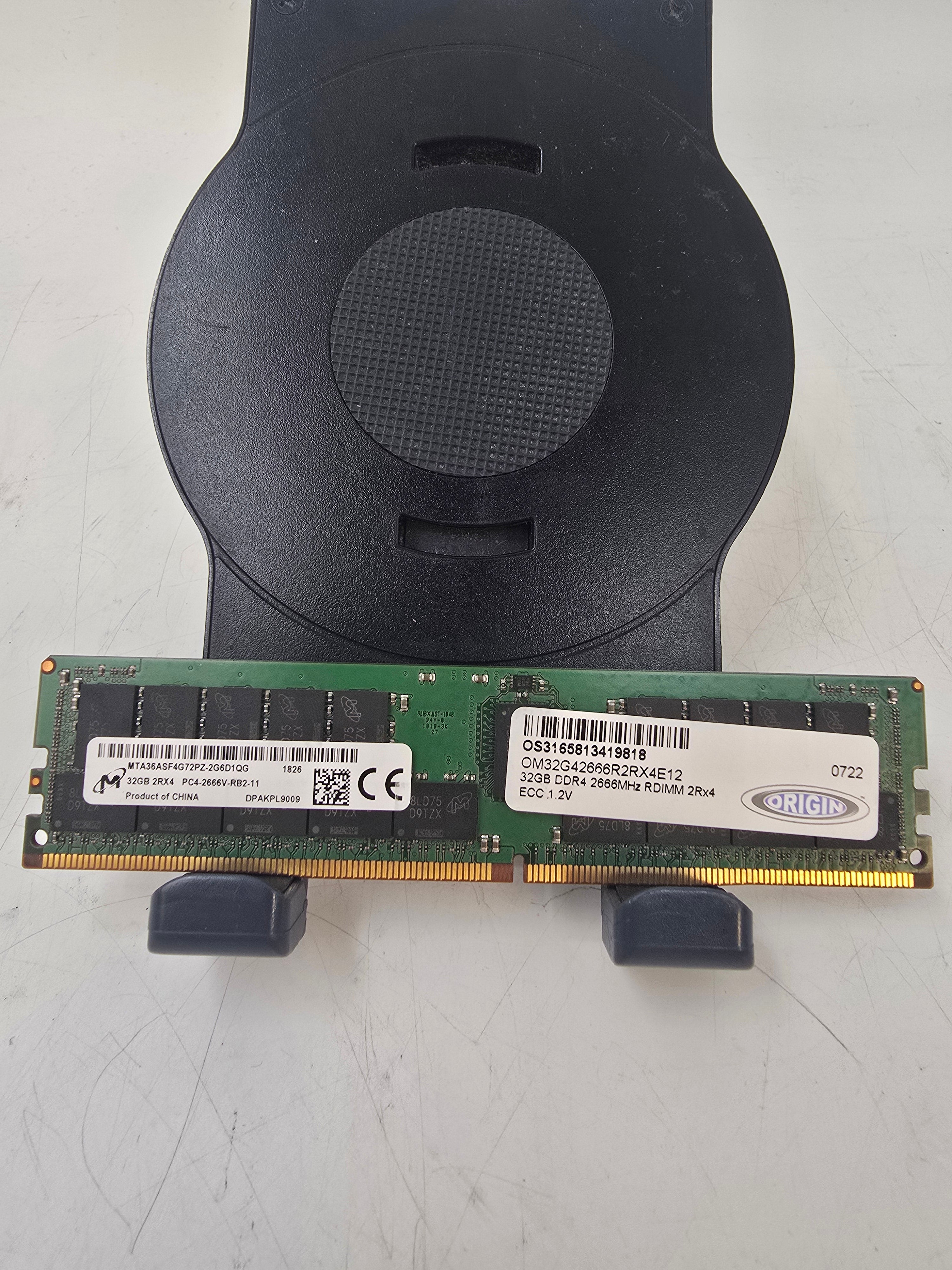 Micron Server Memory 384GB (12x 32GB DIMM) PC4-2666V 2Rx4 Server RAM